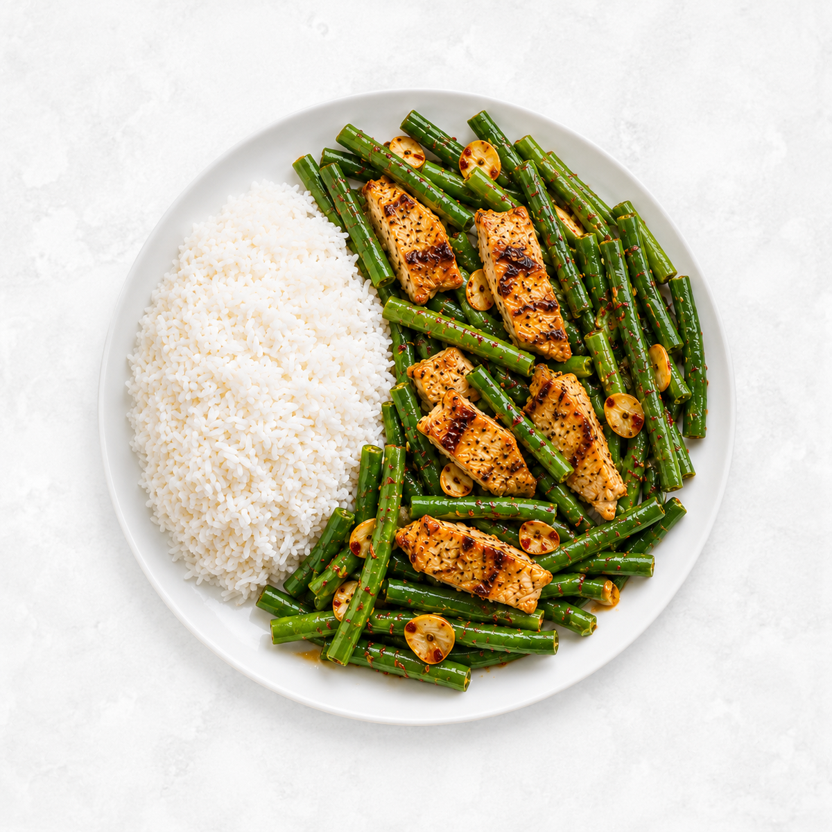 Chicken & Green Bean (Ga xao dau que)