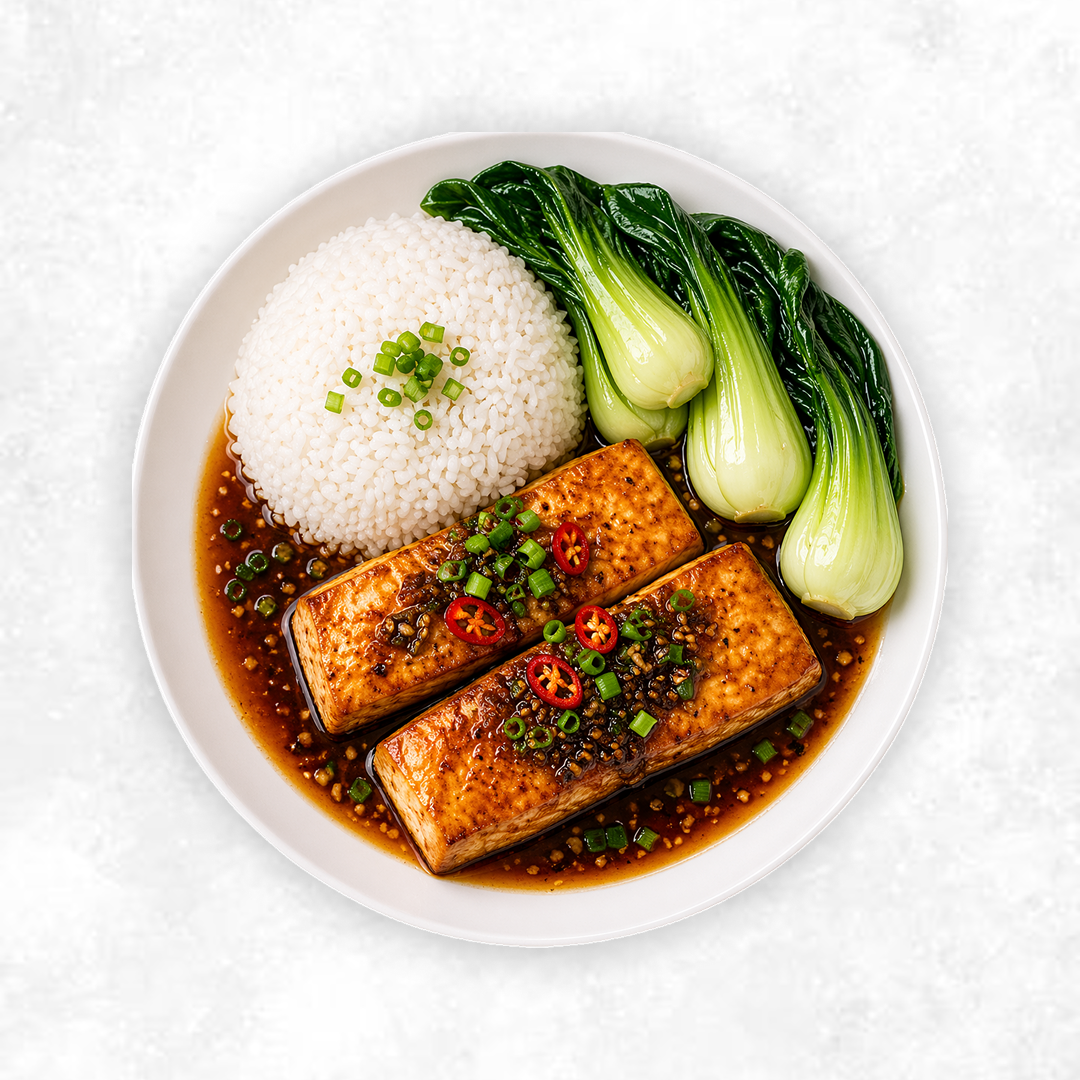 Garlic Soy Braised Salmon