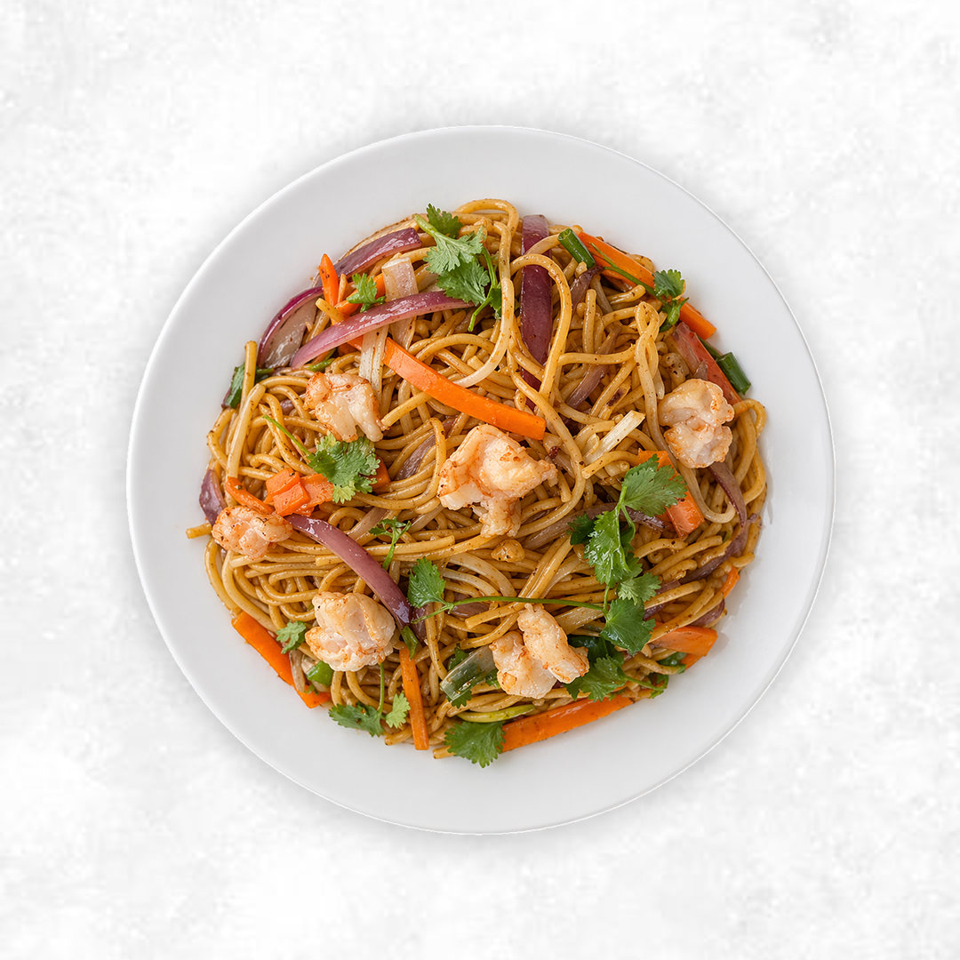 Stir Fried Shrimp Lo Mein